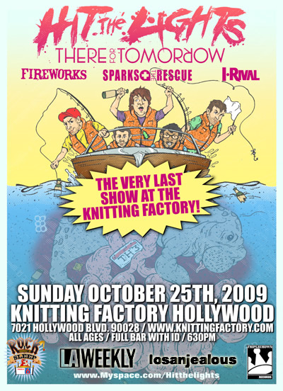 Last Minute Ticket Giveaway: Hit The Lights @ Knitting Factory, Sunday: Last KF Show EVER