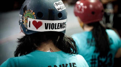 Think Globally, Bout Locally:  LADD Aftershockers v. Arizona Derby Dames @ the Doll Factory, 5/12/10