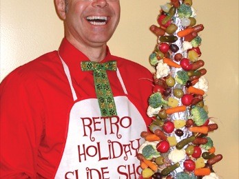 Charles Phoenix's Slide of the Week: The Astro Weenie Christmas Tree, My Kitchen, 2006