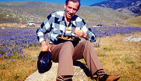 Charles Phoenix's Slide of the Week: Wildflowers & Fried Chicken, Antelope Valley, 1955