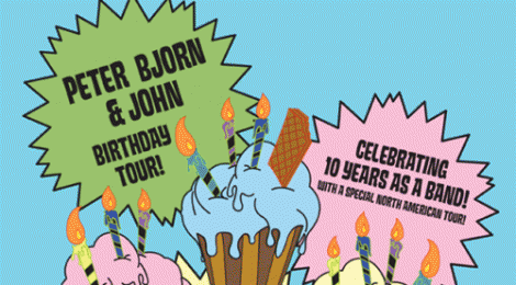 Peter Bjorn and John Close Out "Birthday Tour" @ Club Nokia, Love Their Jobs