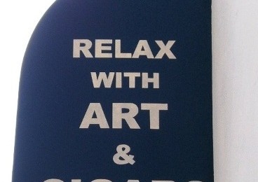 Sign Waves: Relax with Art & Cigars