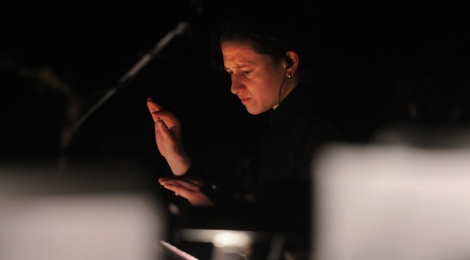 Photos: Mica Levi with The Wild Up! + Wordless Musical Orchestra perform "Under The Skin" Live Score @ The Regent Theatre, January 6, 2015
